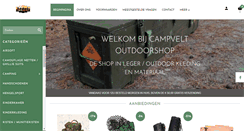 Desktop Screenshot of campveltoutdoorshop.nl